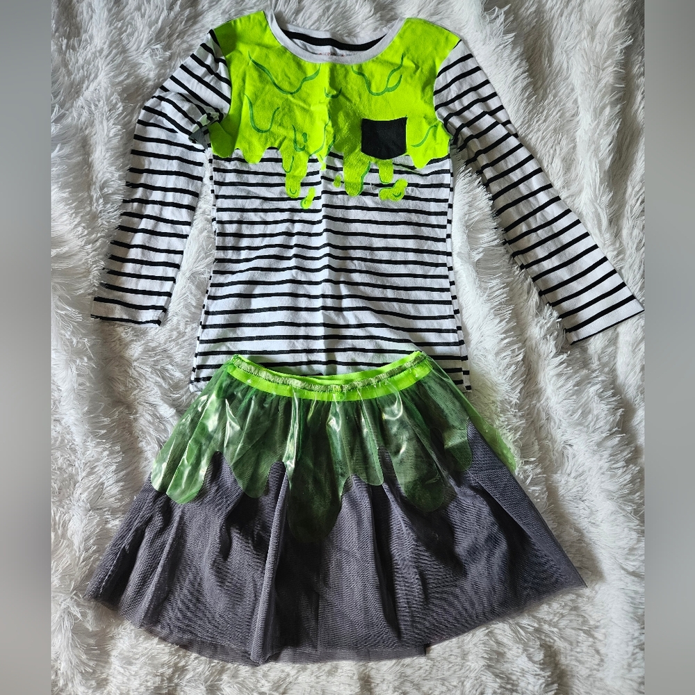 Cat And Jack Striped Slime Costume - Picture 1 of 6